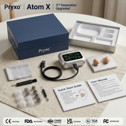 2026 Pryxo Atom X PRO— Invisible + AI Noise Reduction